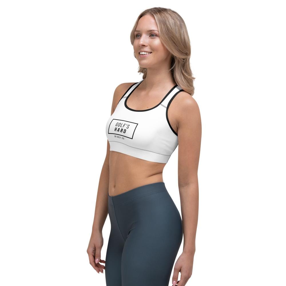 Golf Stake Women's Padded Sports Bra