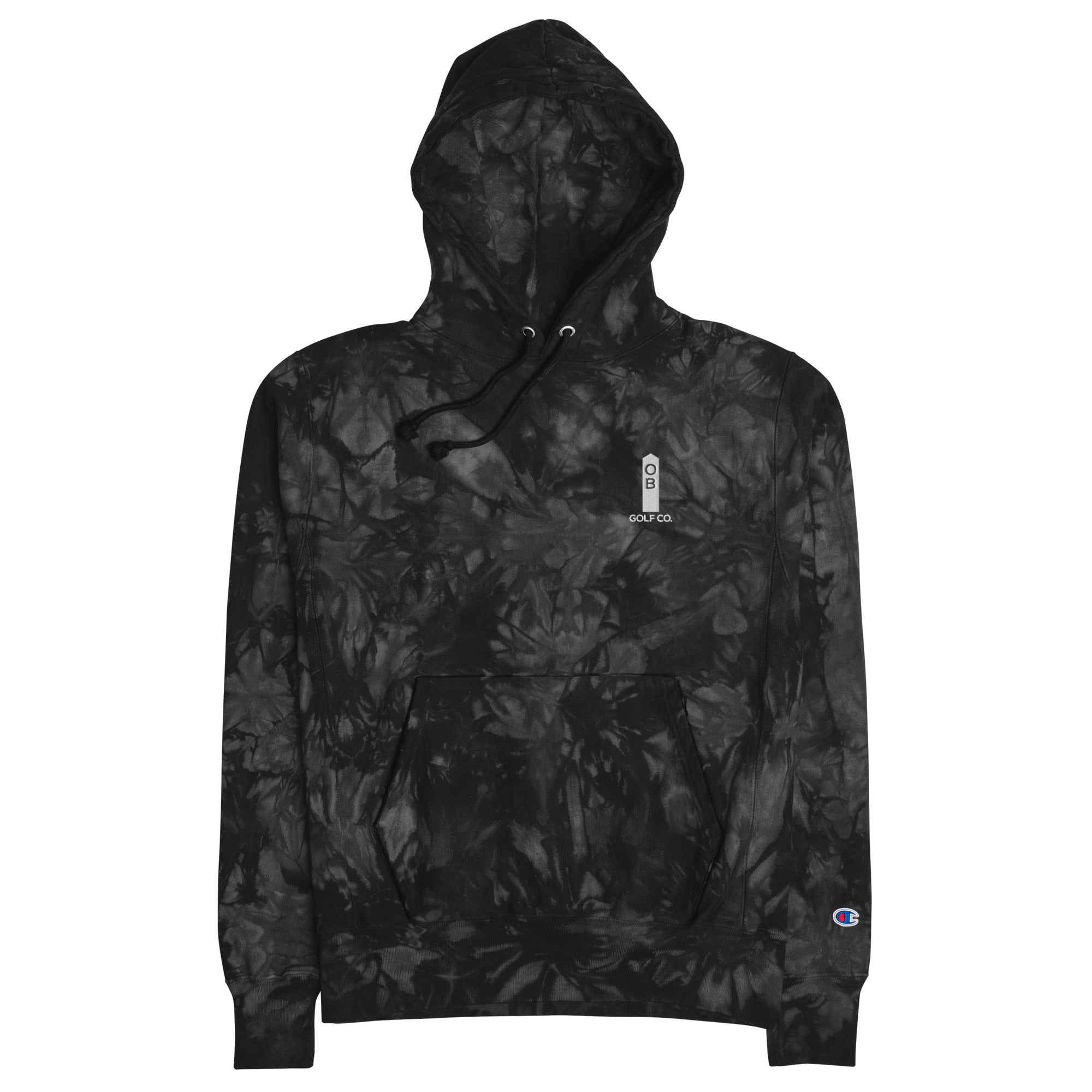OB Stake Embroidered Champion Tie-Dye Hoodie