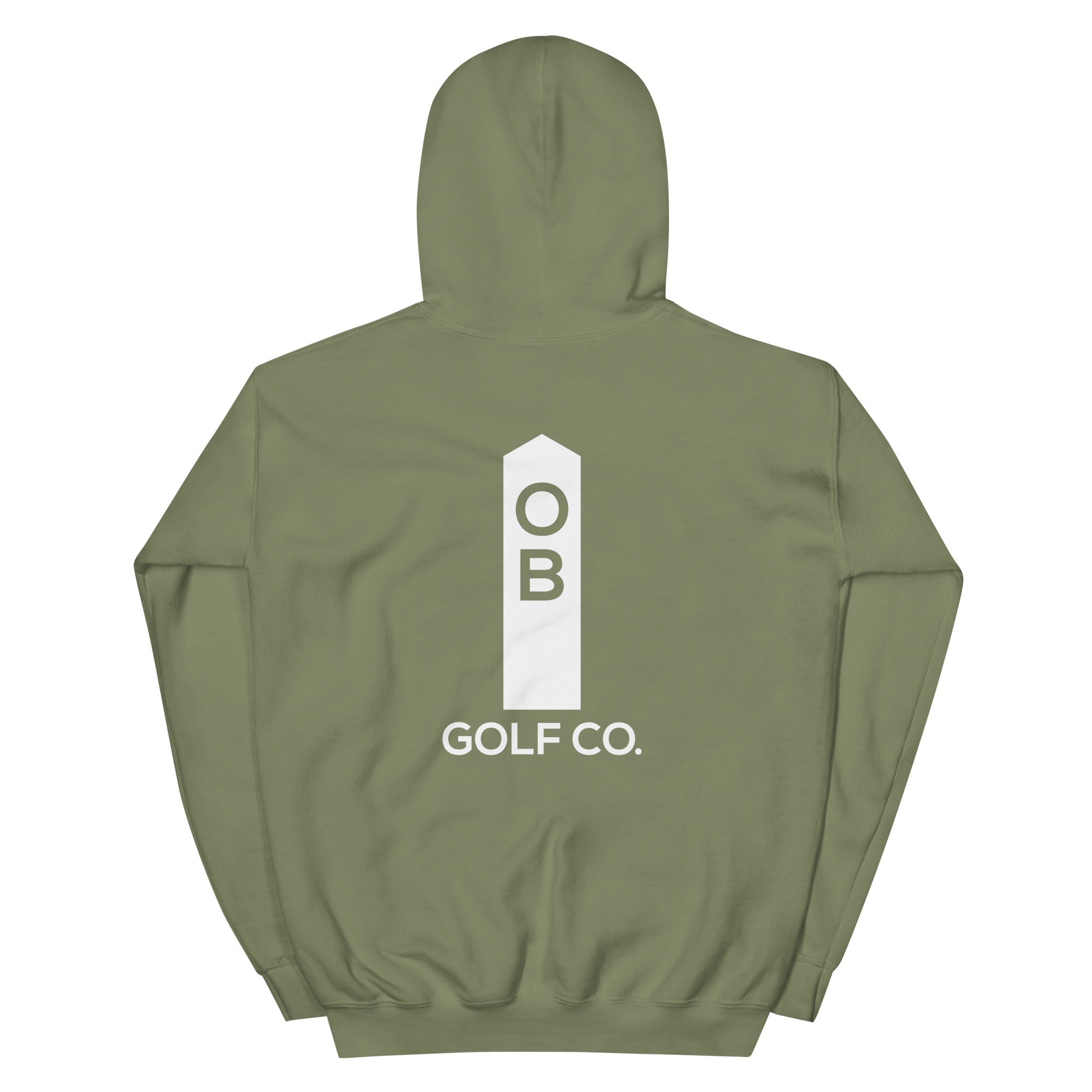 OB Golf Embroidered Hoodie W/ Print on Back