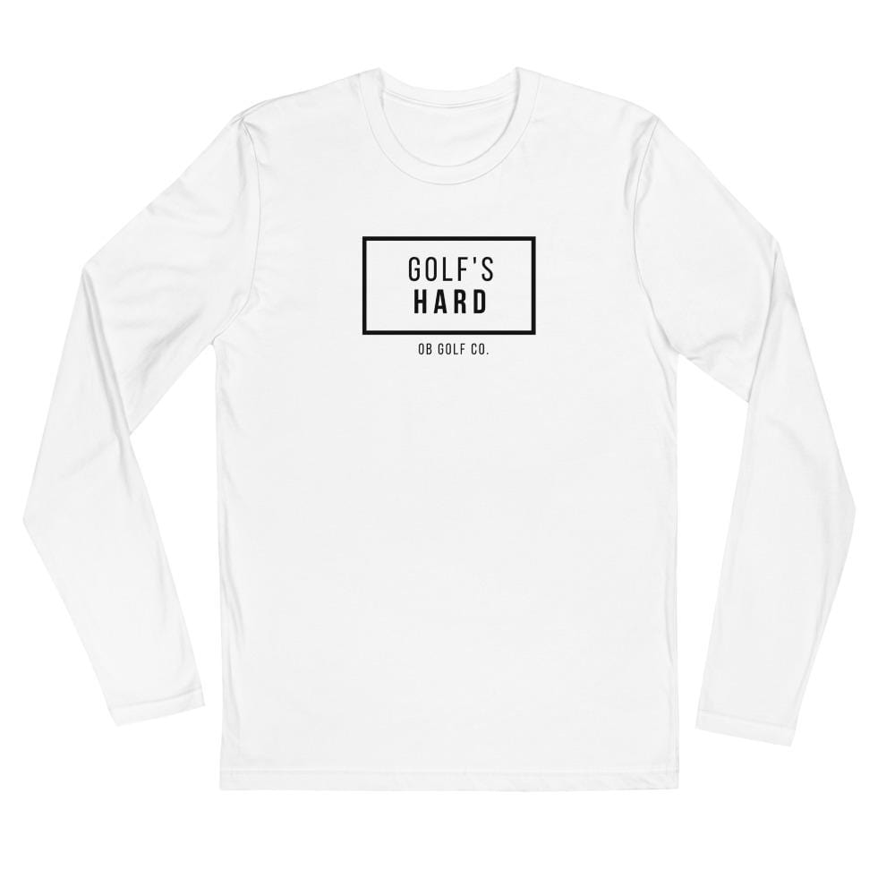 Golf's Hard Long Sleeve Fitted Crew - OB Golf Co
