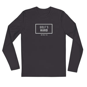 Golf's Hard Long Sleeve Fitted Crew - OB Golf Co
