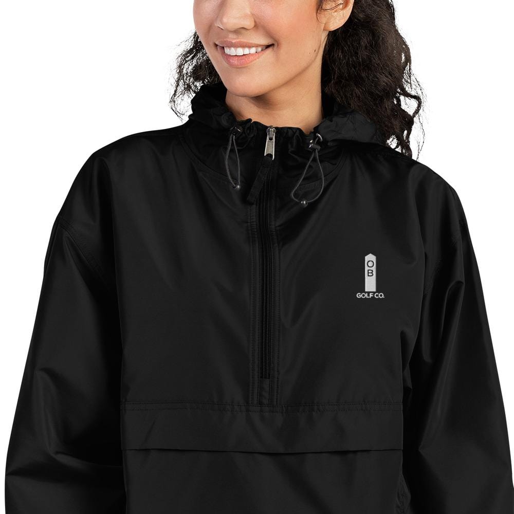 OB Stake Embroidered Champion Packable Jacket - OB Golf Co