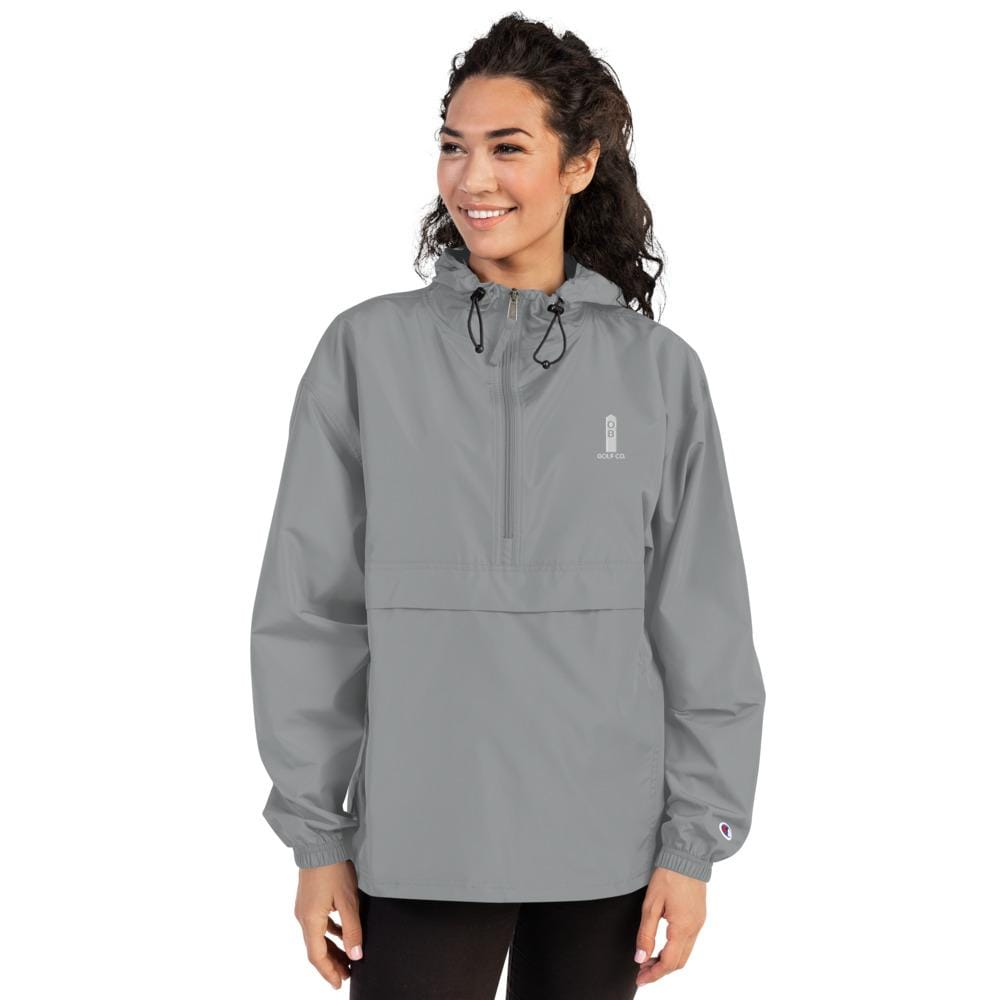 OB Stake Embroidered Champion Packable Jacket - OB Golf Co