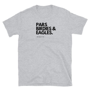 Pars Birdies & Eagles T-Shirt - OB Golf Co